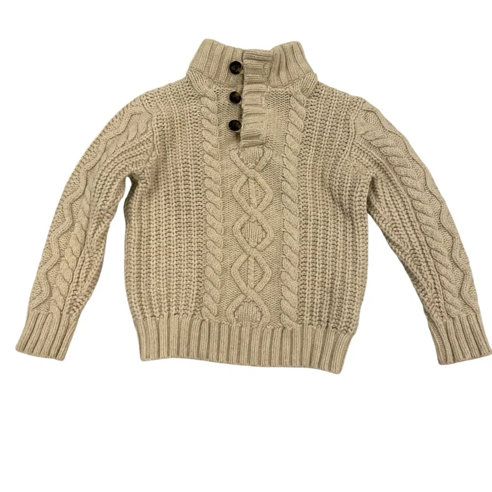 Baby Gap Toddler 5 Years Chunky Fisherman’s Sweater Ivory